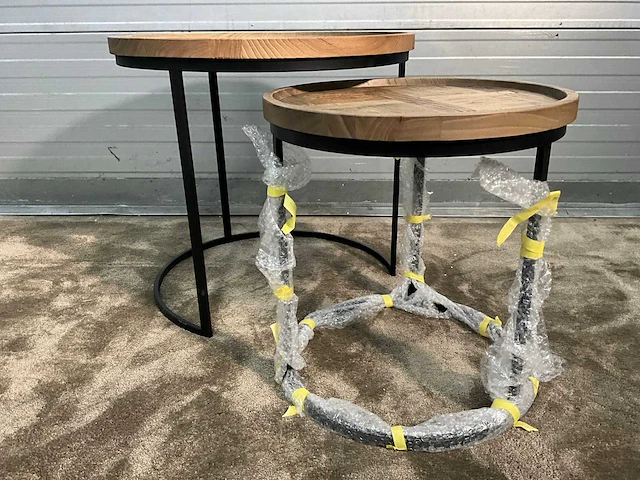 Rivièra maison soho bijzettafel set van 2 - afbeelding 1 van  6