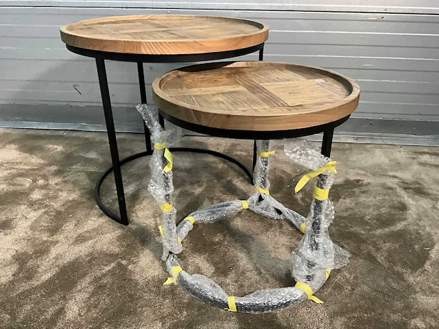 Rivièra maison soho bijzettafel set van 2 - afbeelding 2 van  6