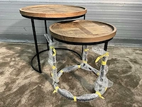 Rivièra maison soho bijzettafel set van 2 - afbeelding 2 van  6