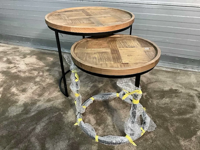 Rivièra maison soho bijzettafel set van 2 - afbeelding 3 van  6