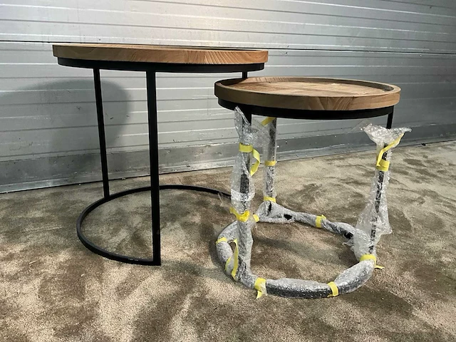 Rivièra maison soho bijzettafel set van 2 - afbeelding 6 van  6