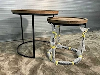 Rivièra maison soho bijzettafel set van 2 - afbeelding 6 van  6