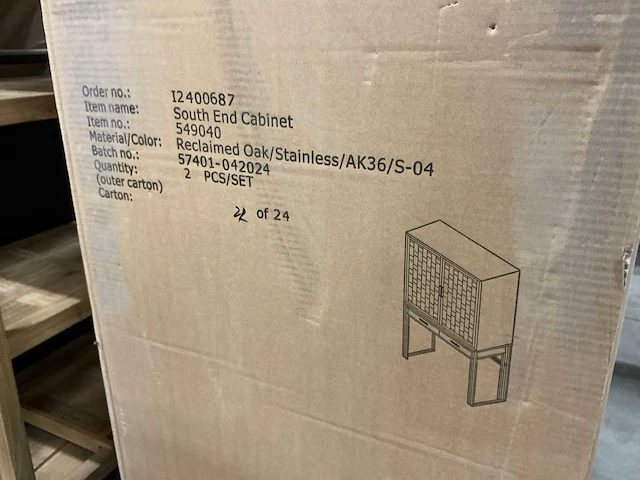 Rivièra maison south end bar cabinet - afbeelding 4 van  4