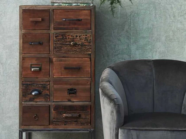 Rivièra maison spring street chest of drawers opbergkast - afbeelding 4 van  7