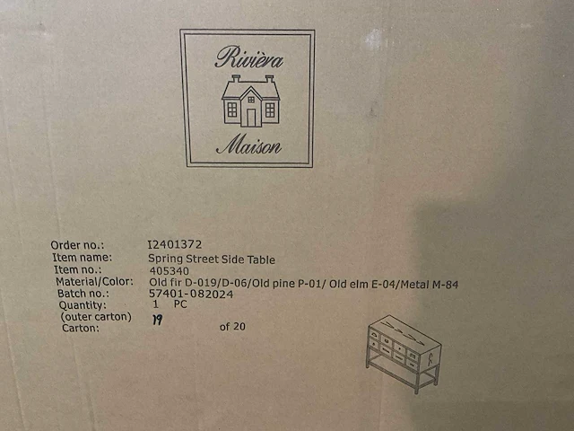 Rivièra maison spring street dressoir - afbeelding 4 van  12