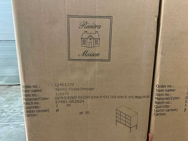 Rivièra maison spring street dressoir - afbeelding 3 van  11