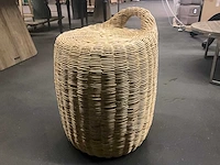 Riviera maison sumit rieten bijzetstoel - afbeelding 3 van  5