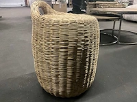 Riviera maison sumit rieten bijzetstoel - afbeelding 4 van  5