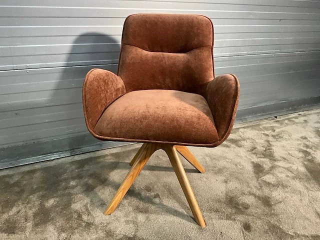 Rivièra maison swivel draaibare eetkamerstoel (4x) - afbeelding 4 van  10