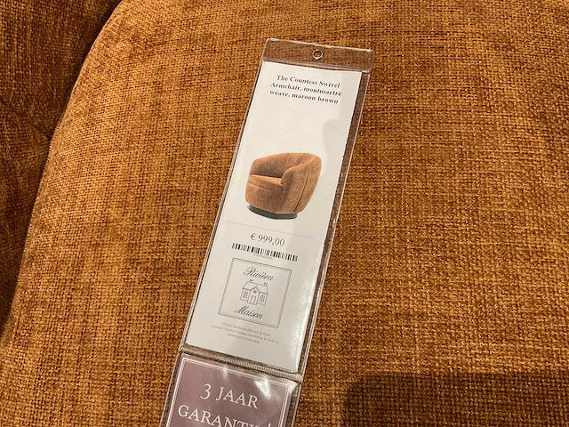 Rivièra maison the countess swivel fauteuil - afbeelding 4 van  5