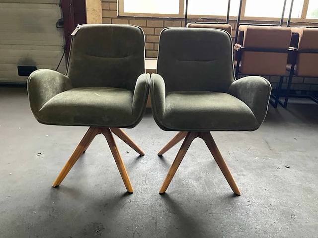 Riviera maison urbino draaibare eetkamerstoel (2x) - afbeelding 1 van  14