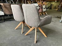Riviera maison urbino draaibare eetkamerstoel (2x) - afbeelding 2 van  11