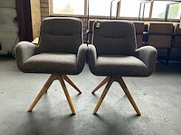 Riviera maison urbino draaibare eetkamerstoel (2x) - afbeelding 1 van  11