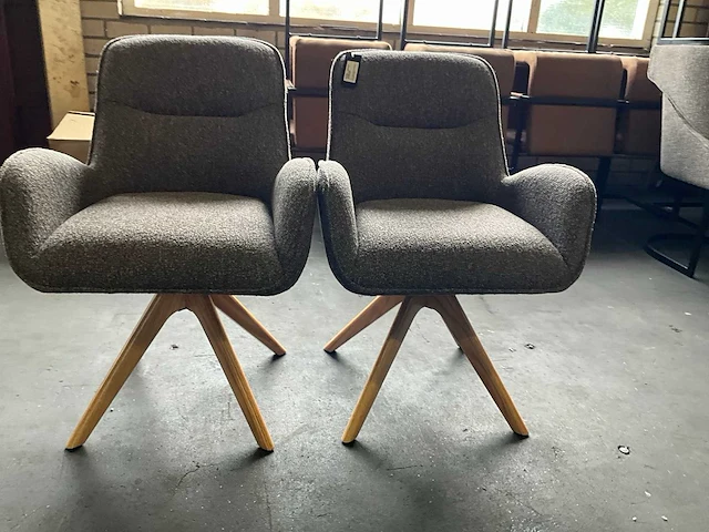 Riviera maison urbino draaibare eetkamerstoel (2x) - afbeelding 4 van  11