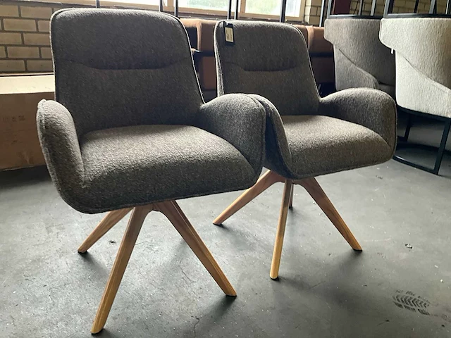 Riviera maison urbino draaibare eetkamerstoel (2x) - afbeelding 5 van  11