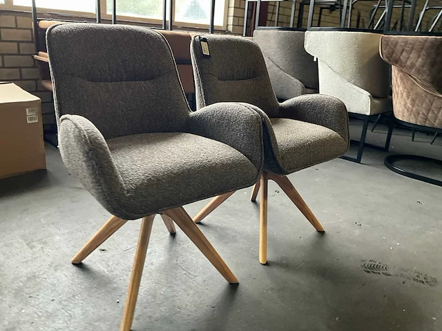 Riviera maison urbino draaibare eetkamerstoel (2x) - afbeelding 6 van  11