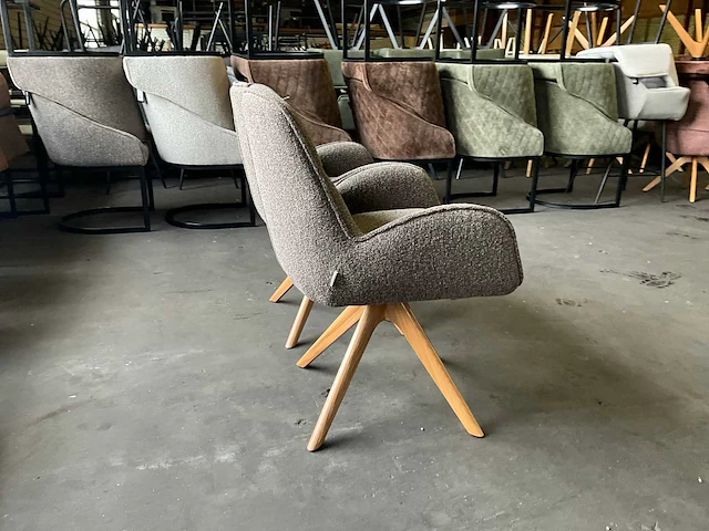 Riviera maison urbino draaibare eetkamerstoel (2x) - afbeelding 10 van  11