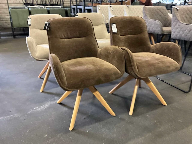 Riviera maison urbino draaibare eetkamerstoel (4x) - afbeelding 1 van  12