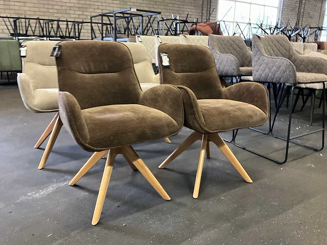 Riviera maison urbino draaibare eetkamerstoel (4x) - afbeelding 5 van  12