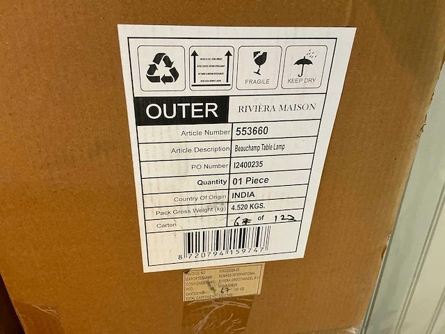 Rivièra maison verlichting (17x) - afbeelding 10 van  11