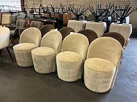 Riviera maison verrijdbare eetkamerstoel (4x) - afbeelding 2 van  7