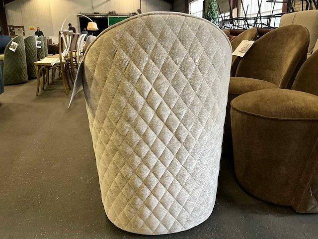 Riviera maison verrijdbare eetkamerstoel (4x) - afbeelding 6 van  7