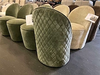 Riviera maison verrijdbare eetkamerstoel (4x) - afbeelding 6 van  8