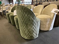 Riviera maison verrijdbare eetkamerstoel (4x) - afbeelding 7 van  8