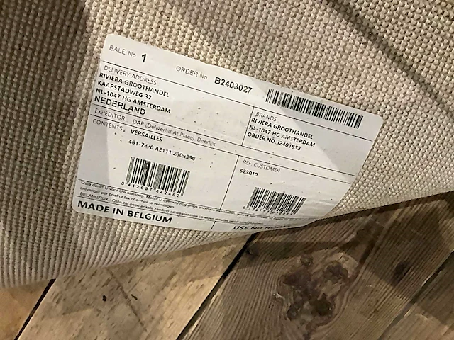 Rivièra maison versailles 390x280cm vloerkleed - afbeelding 4 van  4