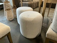 Rivièra maison vicenza hocker (2x) - afbeelding 2 van  3