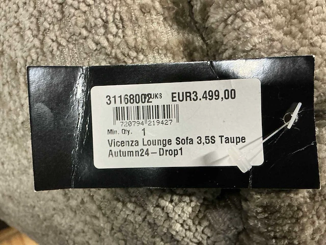 Rivièra maison vicenza lounge sofa 3,5s bankstel - afbeelding 6 van  6