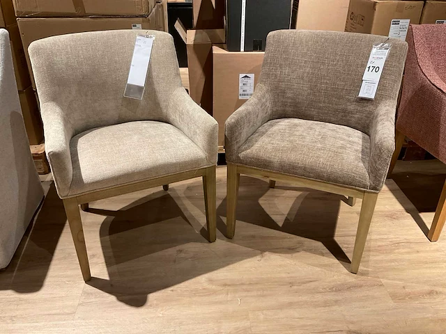 Rivièra maison whistler montmartre weave eetkamerstoel (2x) - afbeelding 2 van  7