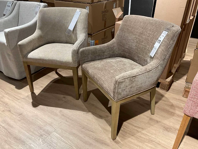 Rivièra maison whistler montmartre weave eetkamerstoel (2x) - afbeelding 3 van  7