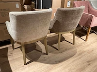 Rivièra maison whistler montmartre weave eetkamerstoel (2x) - afbeelding 4 van  7