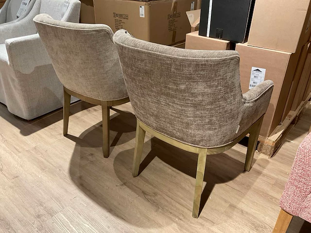 Rivièra maison whistler montmartre weave eetkamerstoel (2x) - afbeelding 5 van  7