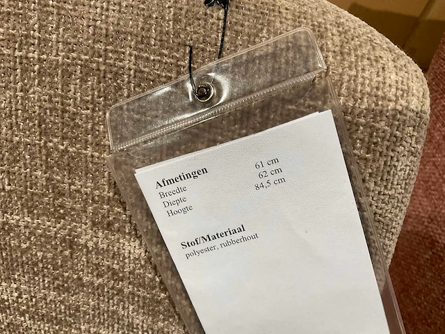 Rivièra maison whistler montmartre weave eetkamerstoel (2x) - afbeelding 7 van  7