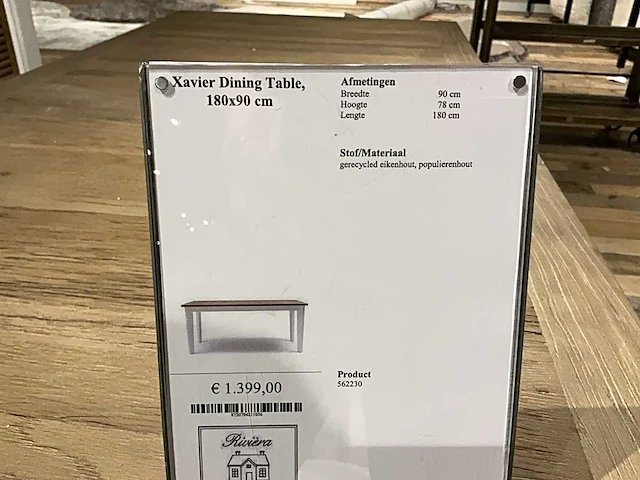 Rivièra maison xavier eetkamertafel - afbeelding 6 van  6