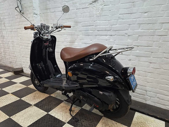 Riya retro pico 25 km snorscooter 4takt - afbeelding 3 van  6