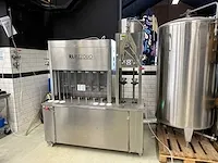 Rizzolio ic filling systems - 662 compact block - rvs flessen vulmachine met dopsluiter - 2016