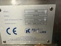 Rizzolio ic filling systems - 662 compact block - rvs flessen vulmachine met dopsluiter - 2016 - afbeelding 10 van  10