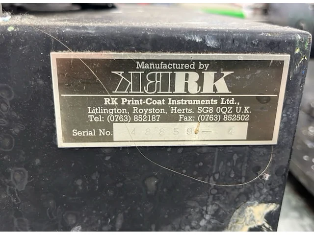 Rk print coat instruments testapparaten voor coating (2x) - afbeelding 4 van  7