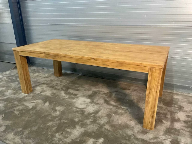 Rm travi-bw teak eetkamertafel - afbeelding 3 van  10