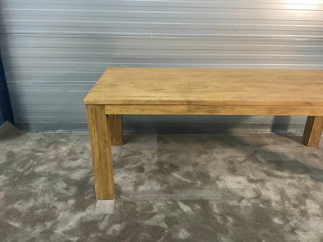 Rm travi-bw teak eetkamertafel - afbeelding 5 van  10