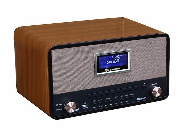 Roadstar hra1786d+bt dab+ retro radio & cd speler - afbeelding 1 van  3