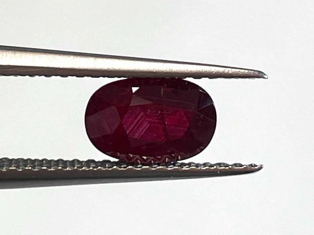 Robijn - 1.06 carat natuurlijke robijn (gecertificeerd) - afbeelding 1 van  5