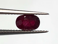 Robijn - 1.06 carat natuurlijke robijn (gecertificeerd) - afbeelding 1 van  5