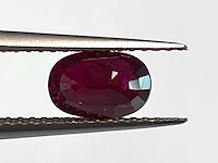 Robijn - 1.06 carat natuurlijke robijn (gecertificeerd) - afbeelding 2 van  5