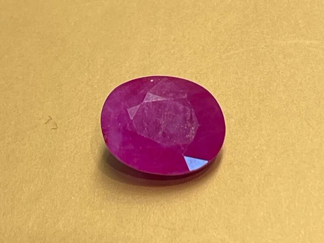 Robijn - 3.99 carat echte natuurlijke grote robijn - afbeelding 1 van  5