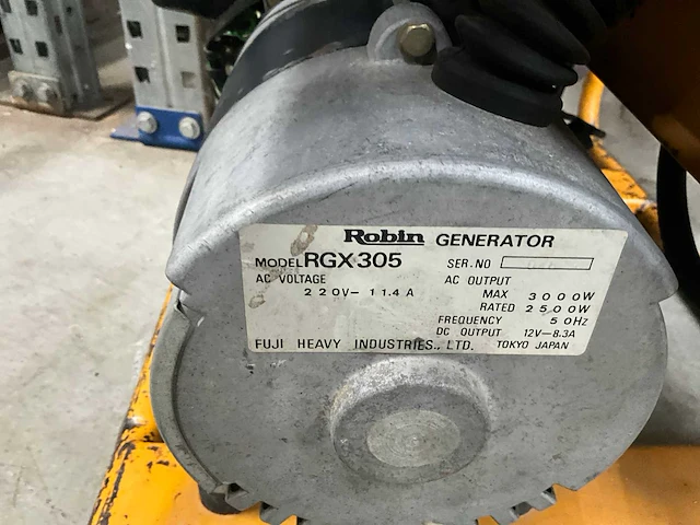 Robin rgx 305 stroomgenerator - afbeelding 7 van  8