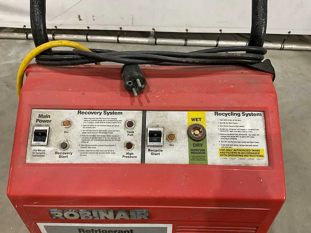 Robinair 17351c koelmiddel terug winning systeem - afbeelding 5 van  6
